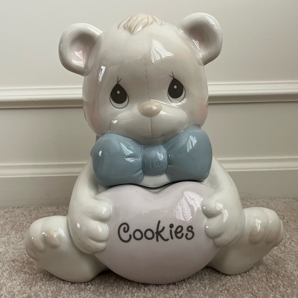 Precious Moments Other - Precious Moments ceramic teddy bear 10” cookie jar from 1993.